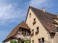 Schmuckes Hotel "Burg Schlösschen" in der Klostergasse - Rothenburg o.d.T.